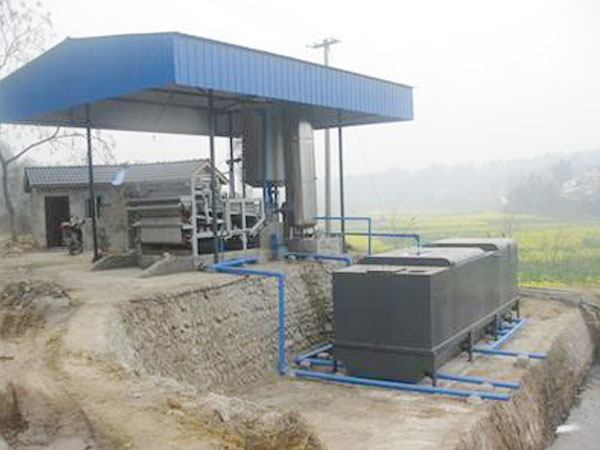 山東某養雞場污水處理設備項目案例